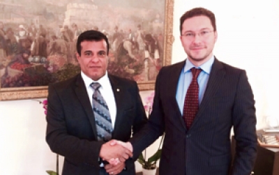 Foreign Minister Mr. Daniel Mitov meets President of BCCBI Mr. Avinoam Katrieli