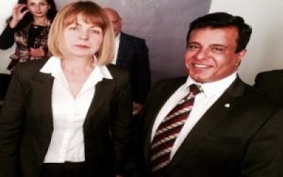 The Mayor of Sofia, Mrs Yordanka Fandakova, met the President of BCCBI, Mr Avinoam Katrieli