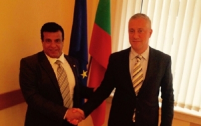 Minister of Economy Bojidar Loukarsky meets the President of BCCBI Mr. Avinaom Katrieli