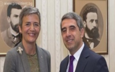 Bulgarian President Pelvneliev Discussing Energy Liberalisation with EU’s Vestager