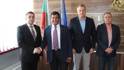 Mr. Nikolay Nankov, Minister of Regional Development and Public Works, met Mr. Avinoam Katrieli, President of the Binational Chamber of Commerce Bulgaria – Israel